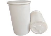 300L cylindrique LLDPE Chem Tainer plastique réservoir ouvert avec couvercle pour les aliments et les médicaments