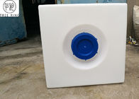 réservoir de l'eau 60l en plastique rectangulaire pour le stockage d'eau potable blanc/jaune