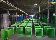 Poubelles en plastique rouges/de vert déchets, poubelle de rebut de Wheelie de 240 litres pour réutiliser le papier