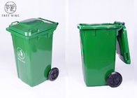 Les poubelles en plastique grises/grandes Wheelie du vert 100Liter pour l'élimination des déchets ont réutilisé extérieur