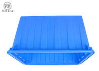 Baquets en plastique de empilement industriels bleus/rouges de tonneaux en plastique du textile W140, grands