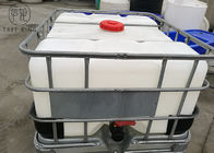 Les récipients d'entreposage liquides empilables mis en cage par acier d'Ibc d'emballage échoue 500L/132Gallon LLDPE