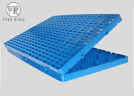 Type mince tableaux de tapis en plastique reliés par petite taille de palettes de HDPE pour le plancher d'entrepôt