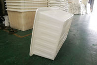 chariots de service 1100L de plastique polyéthylène de blanchisserie résistante en vrac parfaits pour le déplacement de matériaux de textile