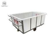 Chariot de toile à baquet de poly camion de boîte de 1000 litres poly pour tenir la toile et la blanchisserie