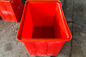Réservoir d'eau en plastique résistant rouge des bacs de recyclage 160L pour des poissons Fram d'Aquaponic