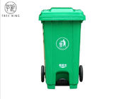 Conteneurs rectangulaires de poubelle de Wheelie de 240 litres avec la pédale de pied pour l'enlèvement de déchets