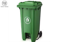Conteneurs rectangulaires de poubelle de Wheelie de 240 litres avec la pédale de pied pour l'enlèvement de déchets
