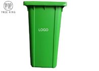 Ménage poubelles en plastique de déchets de 240 litres, poubelle rouge de Wheelie du Conseil pour des déchets de jardin