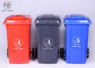 Les poubelles en plastique grises/grandes Wheelie du vert 100Liter pour l'élimination des déchets ont réutilisé extérieur