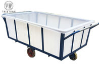 Camion humide industriel de boîte de textile poly sur des roues avec les biens en acier galvanisés K1600L