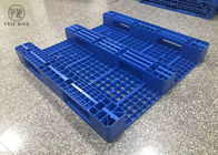 Les palettes en plastique empilables industrielles résistantes d'entrée à quatre voies entreposent le stockage 1400 * 1200