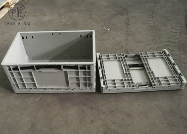 PE caisse en plastique pliante de 50 litres, caisses aérées par plastique de service de stockage de mur