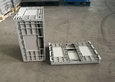 PE caisse en plastique pliante de 50 litres, caisses aérées par plastique de service de stockage de mur
