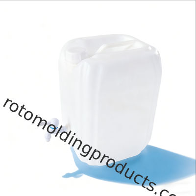 Bidon rectangulaire de 20 litres avec robinet à vis, robuste et durable