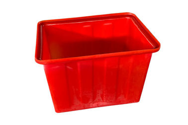 Réservoir d'eau en plastique résistant rouge des bacs de recyclage 160L pour des poissons Fram d'Aquaponic