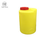 Couleur jaune réservoir de dosage chimique supérieur de dôme de 13 gallons poly pour le traitement de l'eau de refroidissement