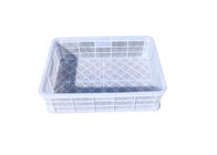 Le HDPE a perforé la caisse en plastique pliante de plateaux en plastique pour le pain et les poissons 600*420*145