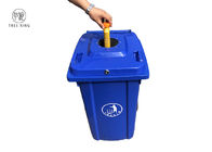 Disposition confidentielle de déchiquetage de papier réutilisée verrouillable de document de conteneur de poubelles de Wheelie