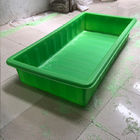 La couleur verte Aquaponic élèvent le lit avec représenter des systèmes de Greenhousr Aquaponic