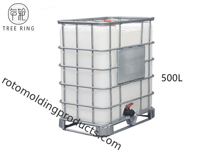 Le volume intermédiaire du PE 500L a reconditionné des conteneurs d'Ibc pour la réutilisation chimique de stockage