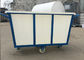 chariot en plastique résistant à la blanchisserie 500kg sur des roues pour le textile LLDPE industriel