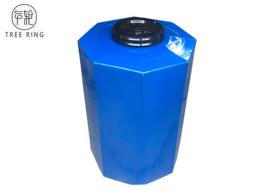 Preuve eau bleue/blanche de cuve de stockage en plastique de l'eau d'irrigation de bâti de rotation
